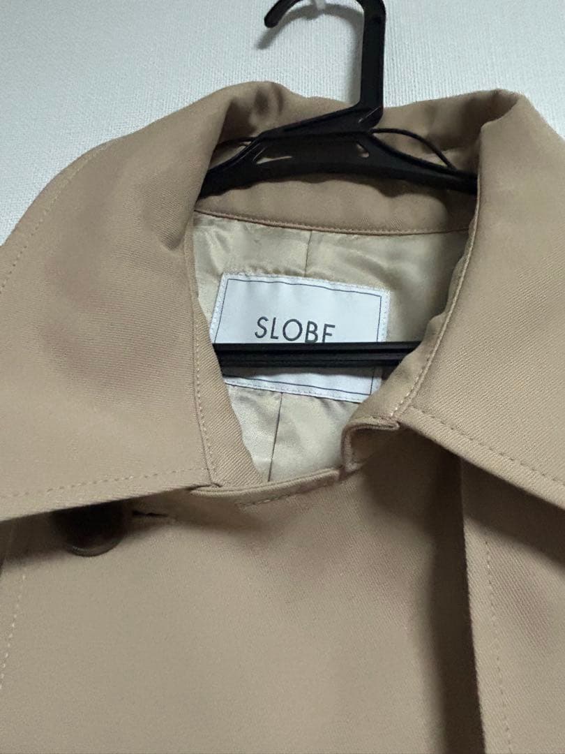 SLOBE IENA コットンライクウォッシャブルトレンチコート