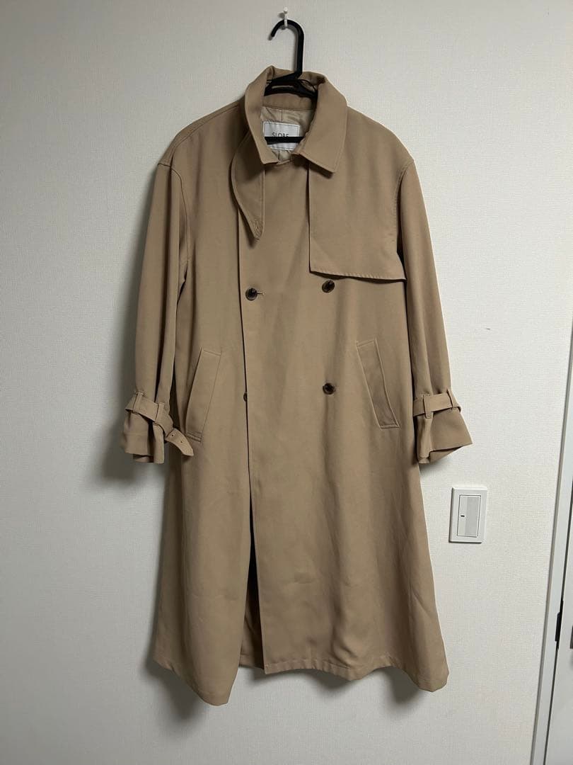 SLOBE IENA コットンライクウォッシャブルトレンチコート