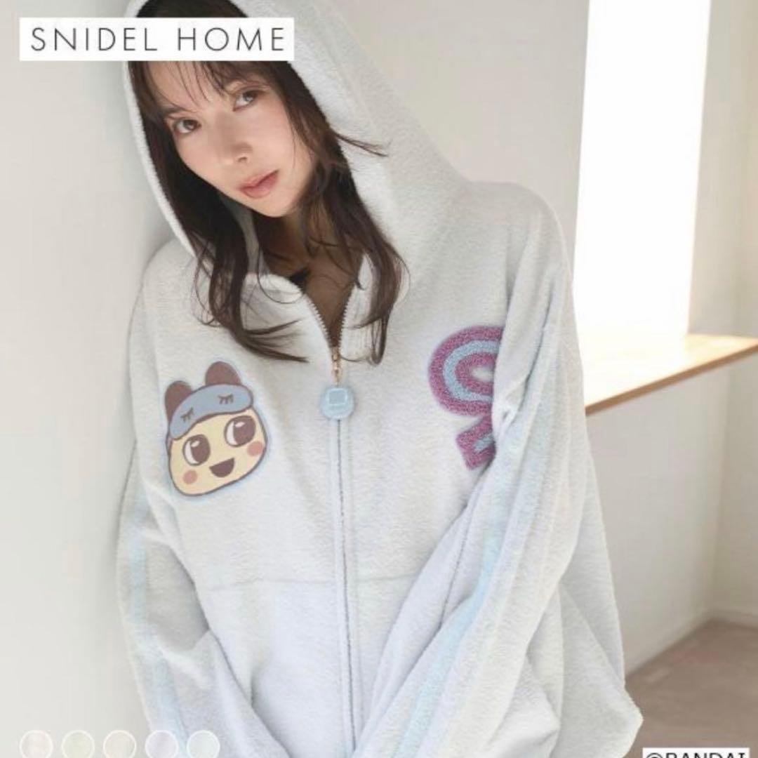 SNIDEL  たまごっち　まめっち　ニットパーカー スナイデルホーム