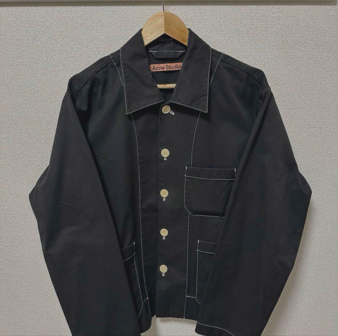 Acne Studios ヘビー ツイルジャケット ブラック