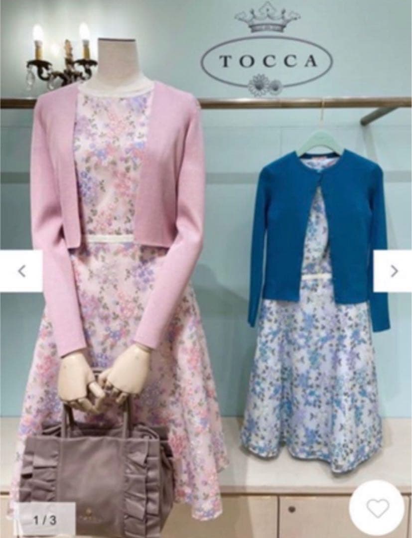 TOCCA GYPSY DEEP ROSE ワンピース 花柄