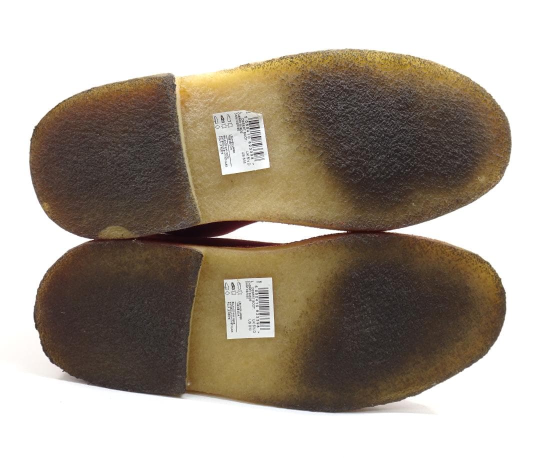 Clarks デザートブーツ 24.5cm ボルドー レディース チャッカブーツ
