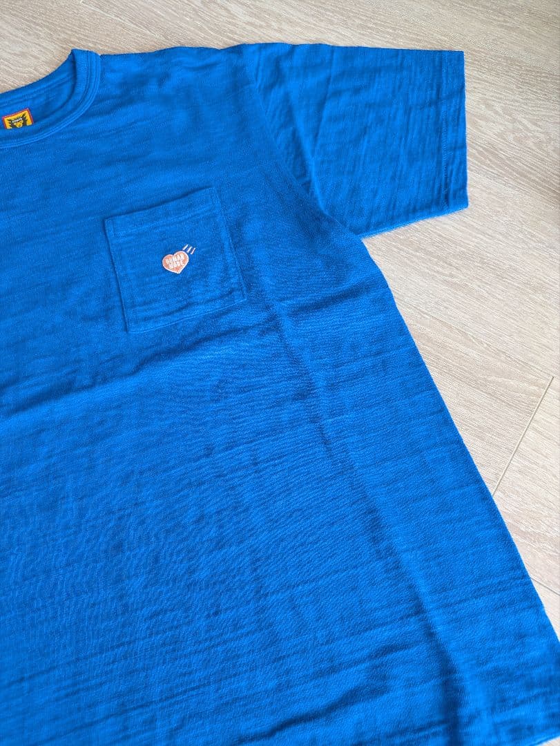 ヒューマンメイド　ポケットTシャツ　フラミンゴ　L
