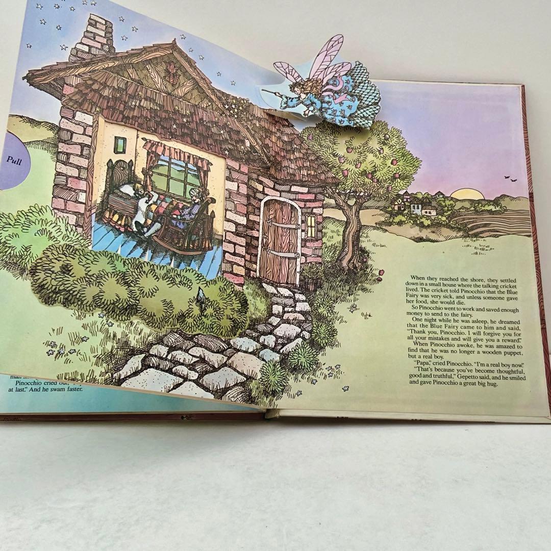 ピノキオ　白雪姫　仕掛け　絵本　洋書　英語　しかけ　えほん