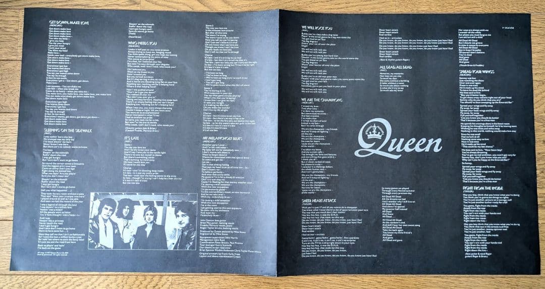 『状態極上⭕️LP』Queen News of the World 1977年