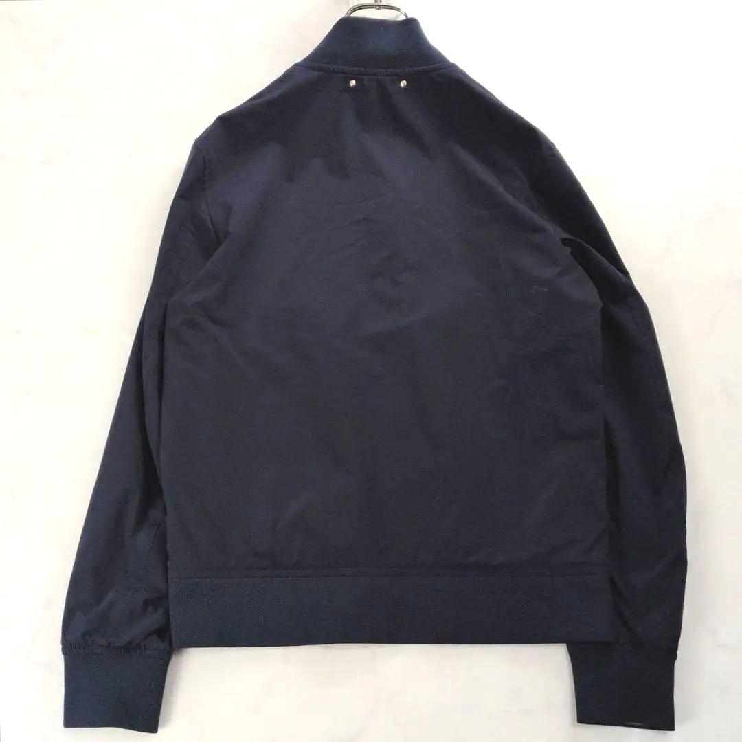 【美品✨】ポールスミス MA-1ブルゾン ストレッチ ネイビー L