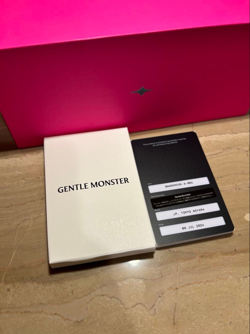 値下　GENTLE MONSTER BANDONEON.S- BR2 サングラス