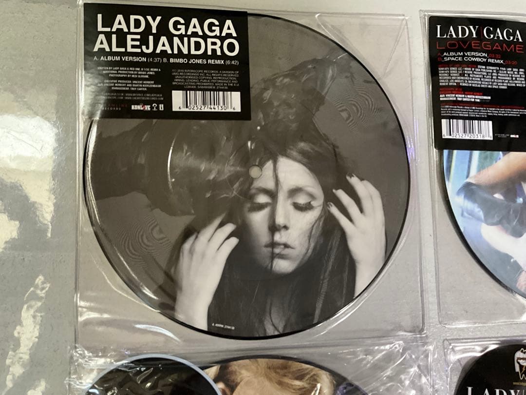 希少⭐️LADY GAGA⭐️レディーガガ⭐️ピクチャーレコード⭐️6枚セット