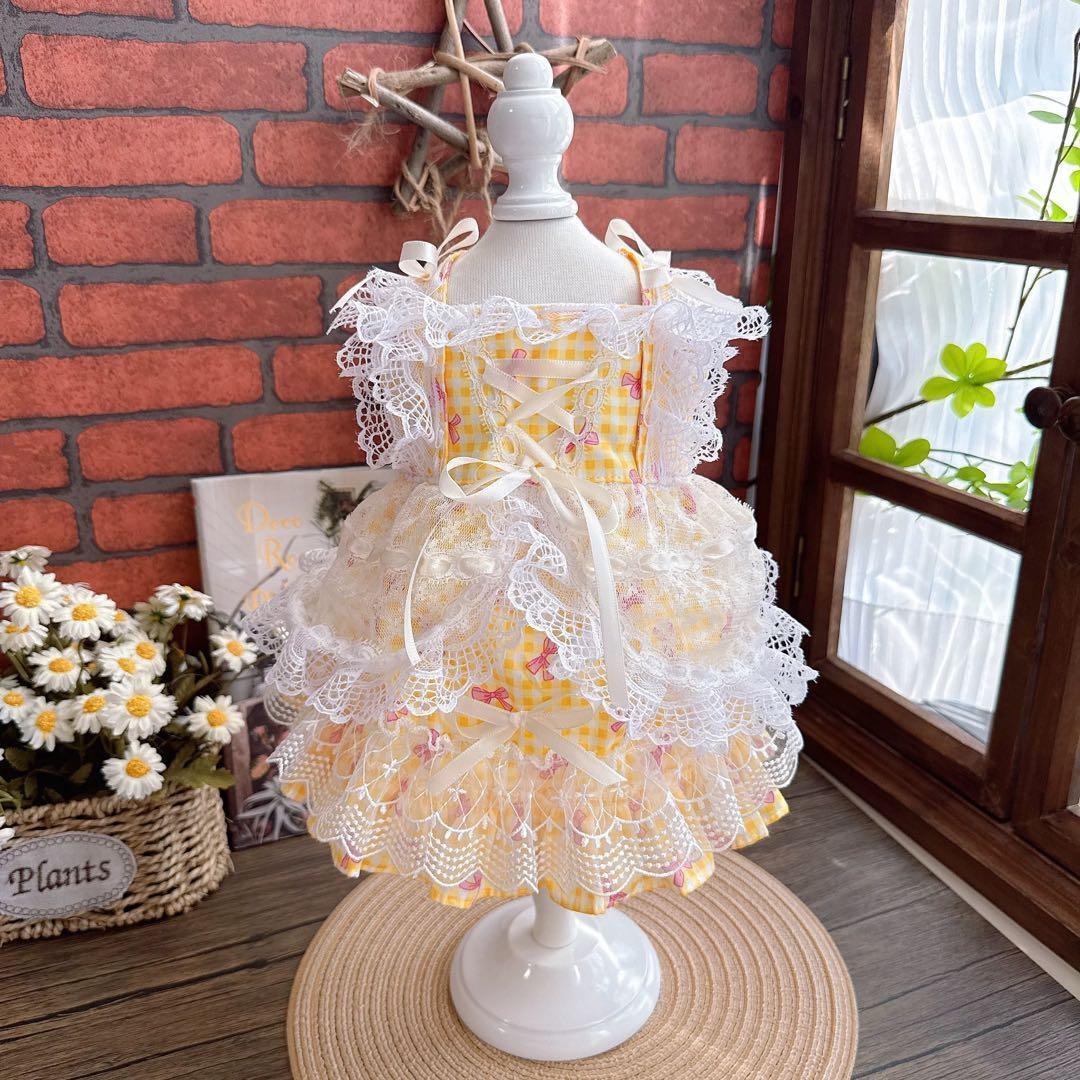 りんりん　犬服　猫服　ハンドメイド　ワンピース　わんちゃん