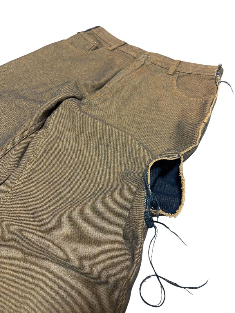 パンツ MM6 Maison Margiela Beige Dyed Jeans