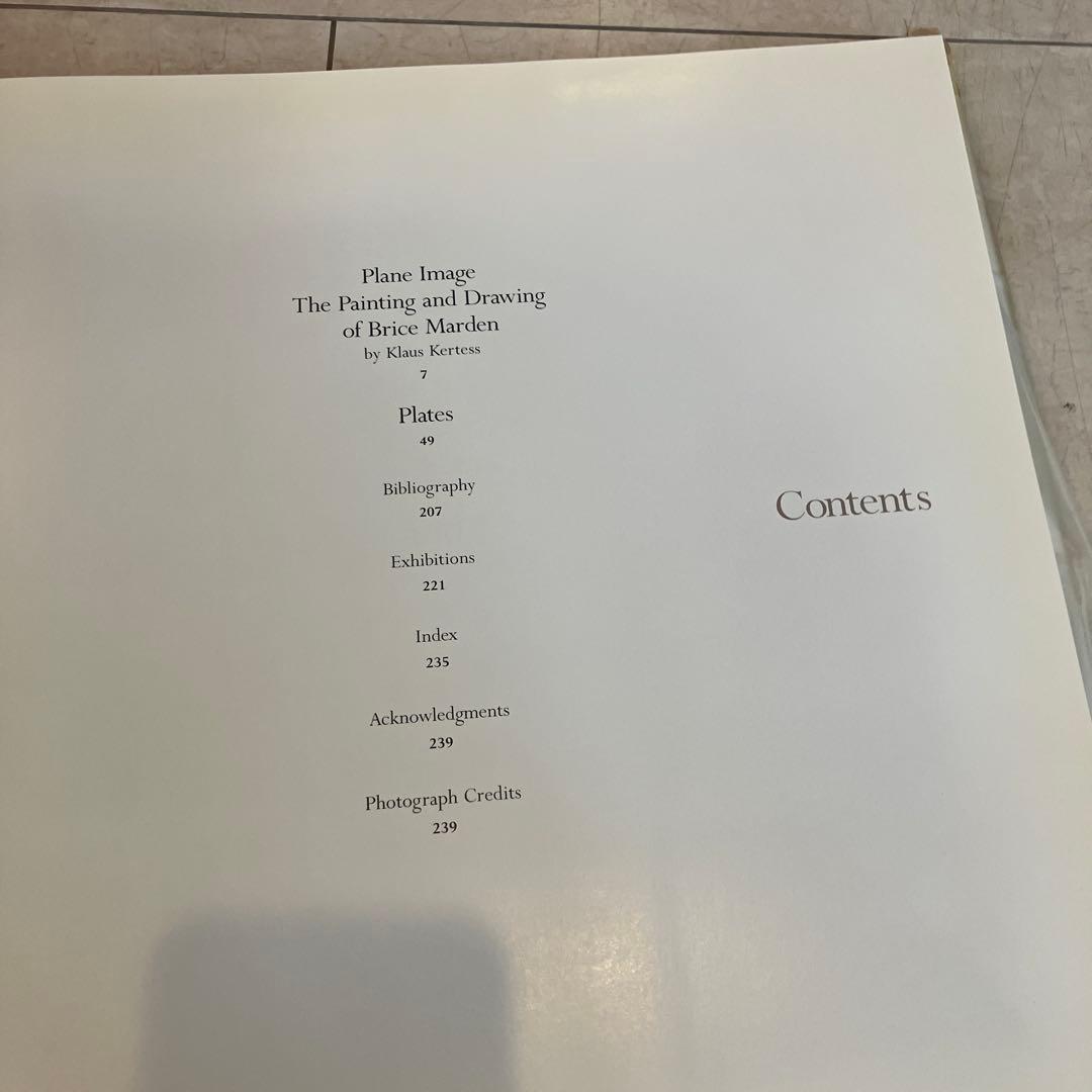 洋書 Brice Marden Paintings and Drawings