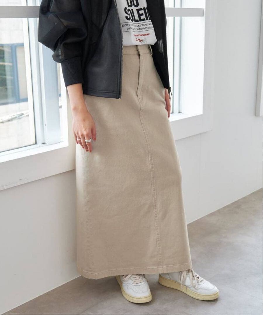 新品同様　Spick and Span ストレッチウォッシュスカート