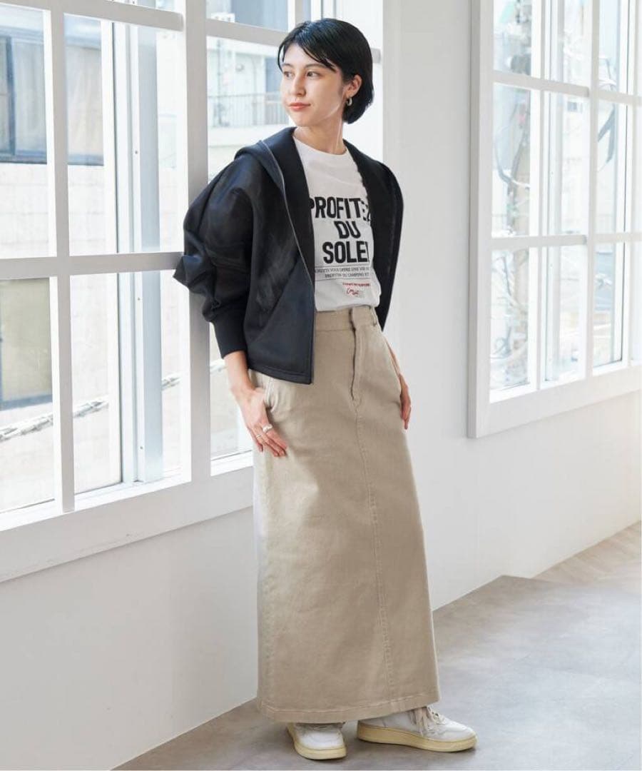 新品同様　Spick and Span ストレッチウォッシュスカート