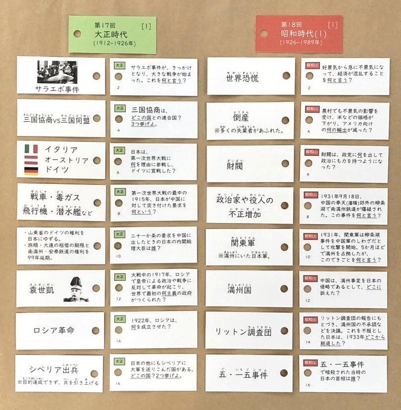 カット済【中学受験】社会 歴史[決定版] 暗記カード 予習シリーズ d