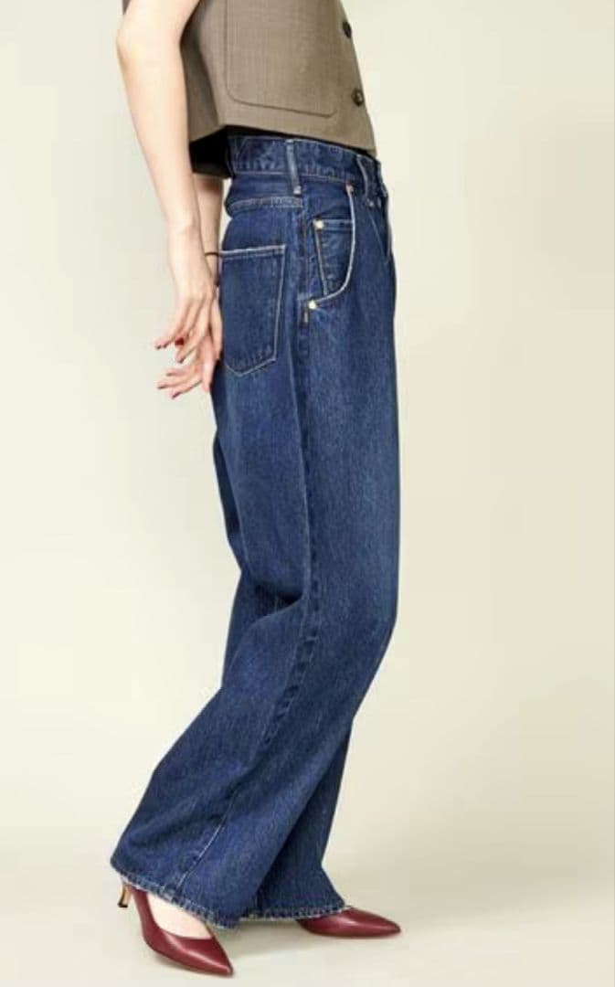 別注 upper hights for conteタックデニムパンツ UN 23