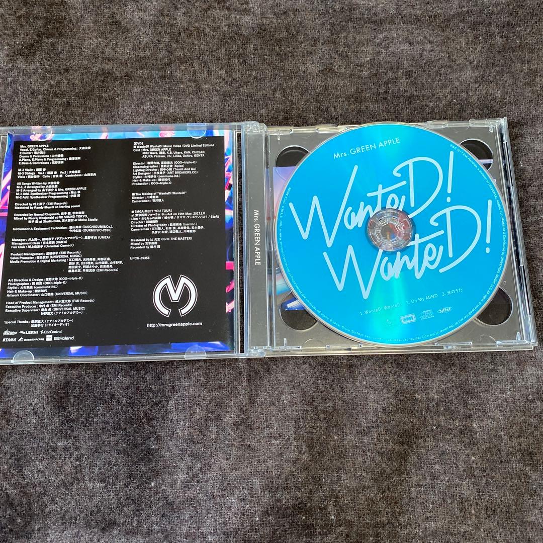 Mrs.GREEN APPLE WanteD! WanteD! 初回限定盤