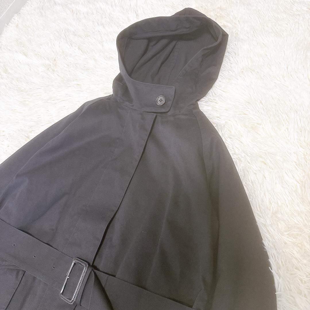 美品✨マーガレットハウエル　23AW　コットンギャバジンコート　ブラック　S