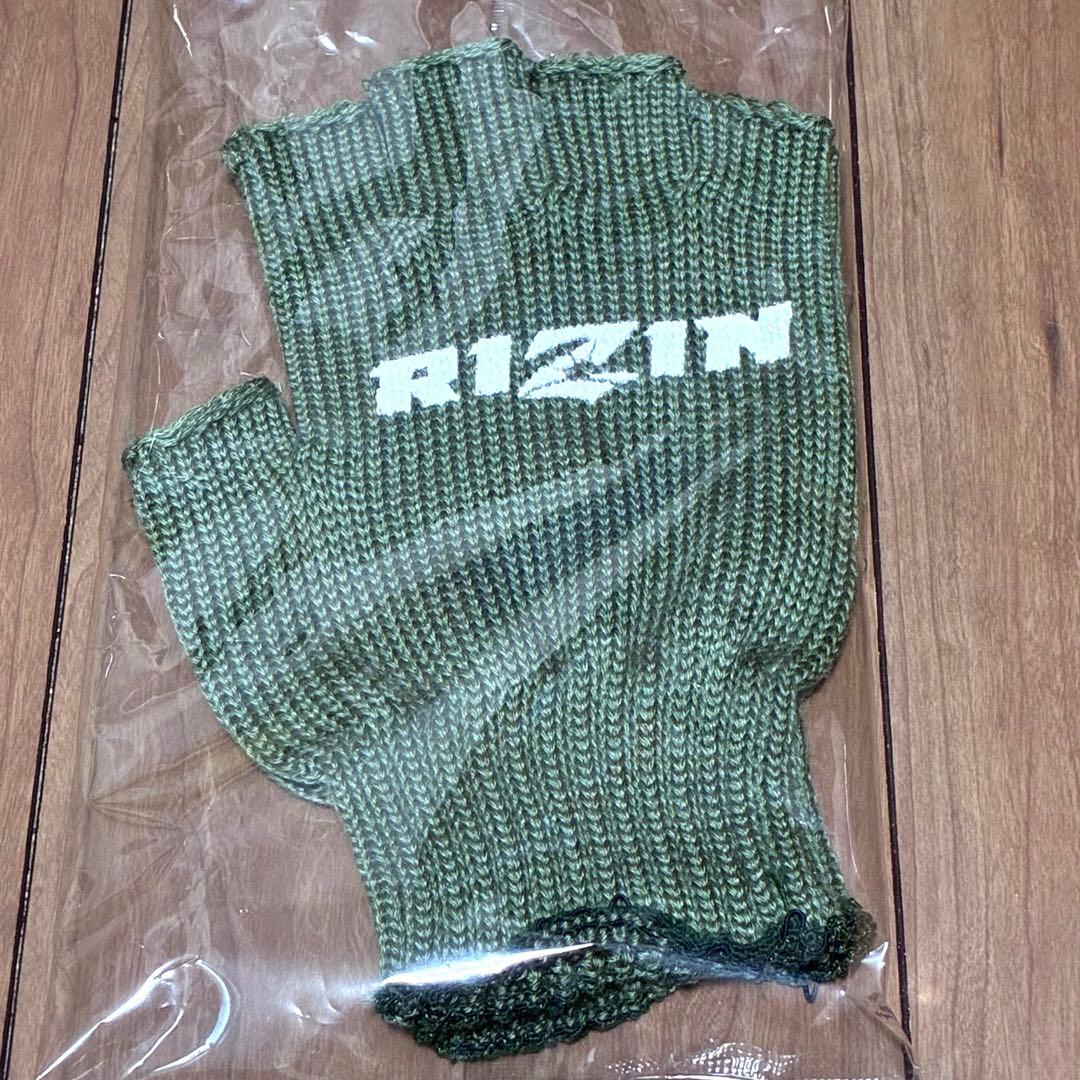 【新品未開封】RIZIN オープンフィンガー手袋 カイロ 朝倉未来 ライジン