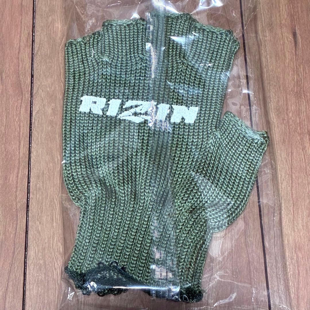 【新品未開封】RIZIN オープンフィンガー手袋 カイロ 朝倉未来 ライジン