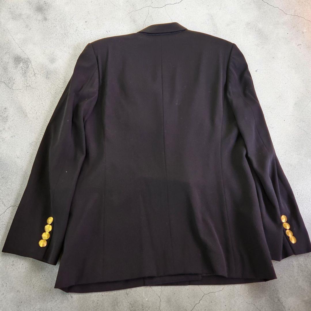 Aquascutum　ネイビー 　ダブルブレスト テーラードジャケット　金ボタン