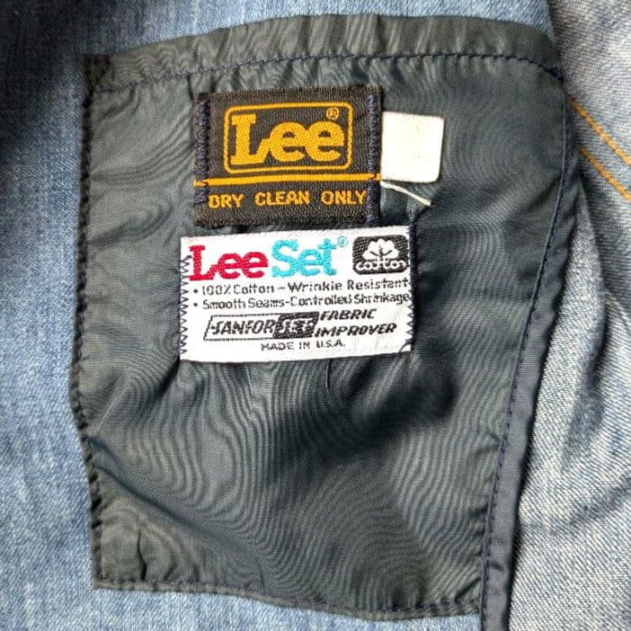 usa製 70s ヴィンテージ LeeSet　リー　デニム テーラードジャケット