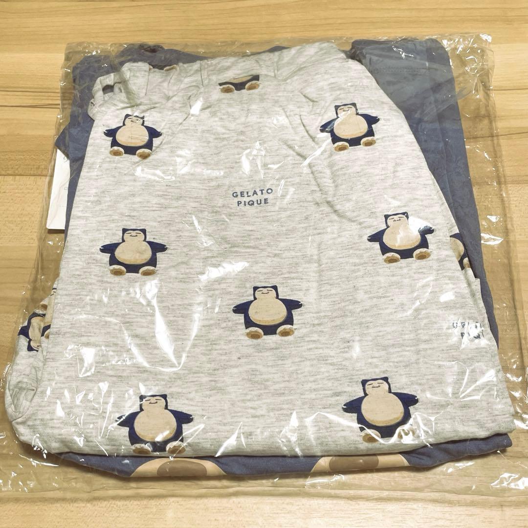 ジェラートピケ ポケモンスリープ 接触冷感 Tシャツ ショートパンツ カビゴン
