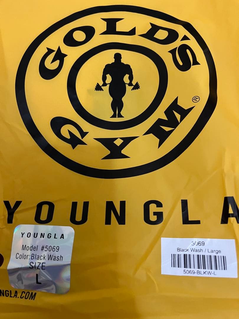 希少YOUNG LA×Golds Gym Vintage Cut Offs　L