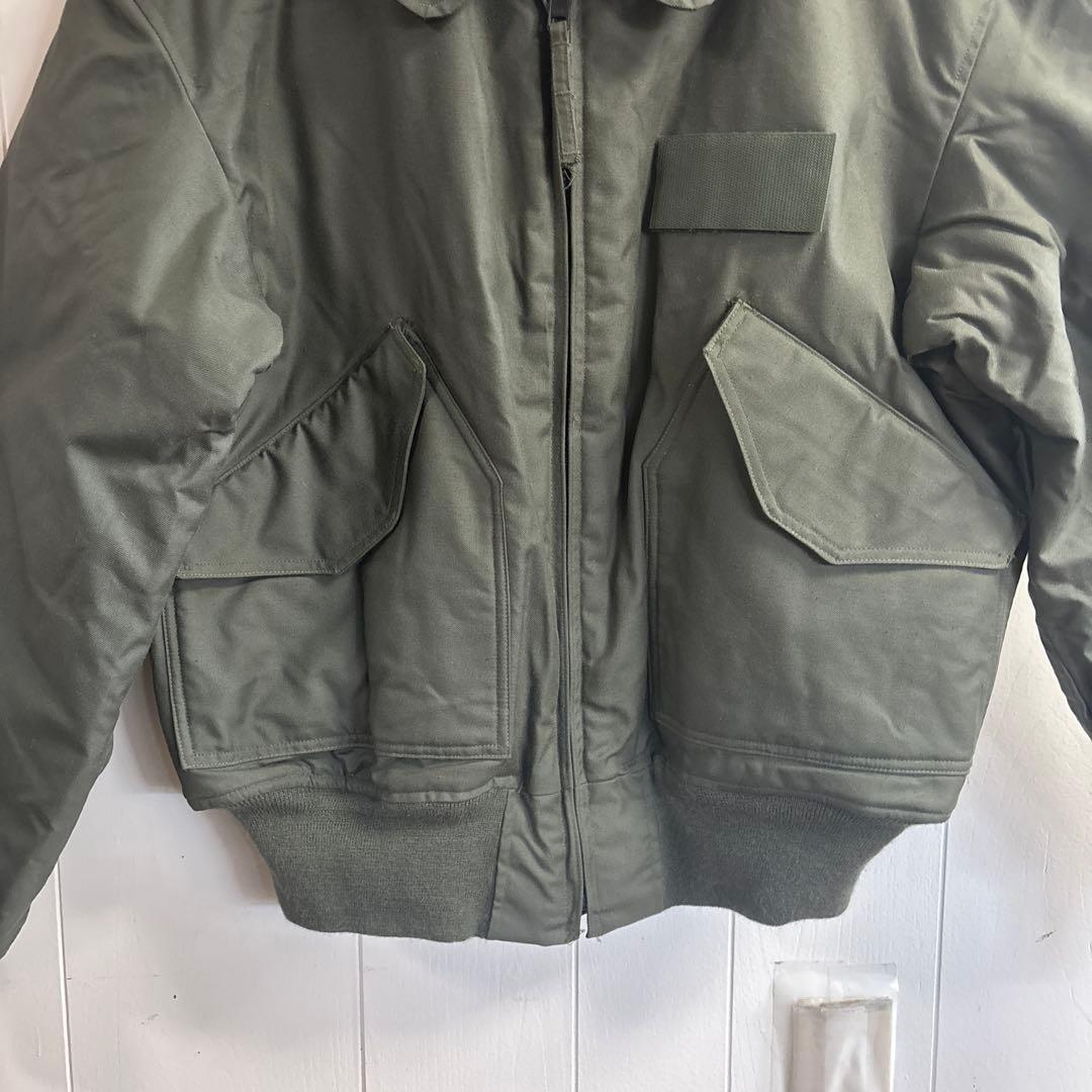 極美品　新型　米軍実物　フライトジャケット　CWU45P LARGEノボロイド