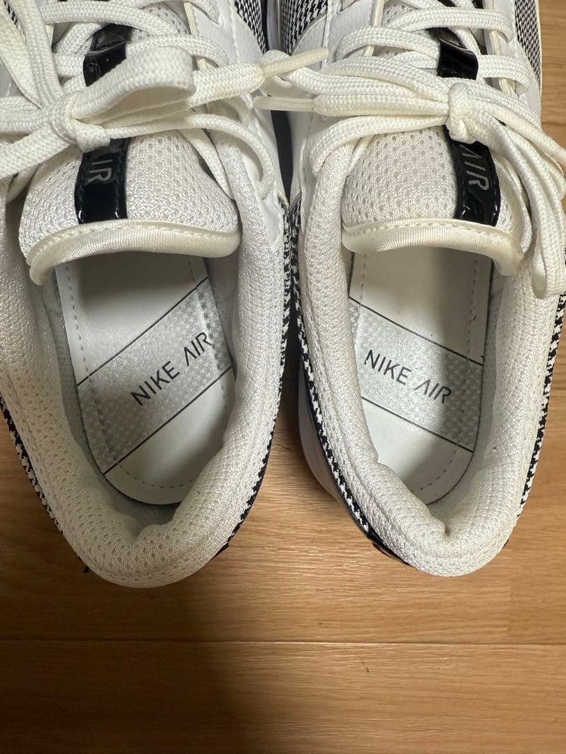 最終セール！NIKE ゴルフシューズ 24.5㎝ 千鳥格子柄 白黒 【美品】