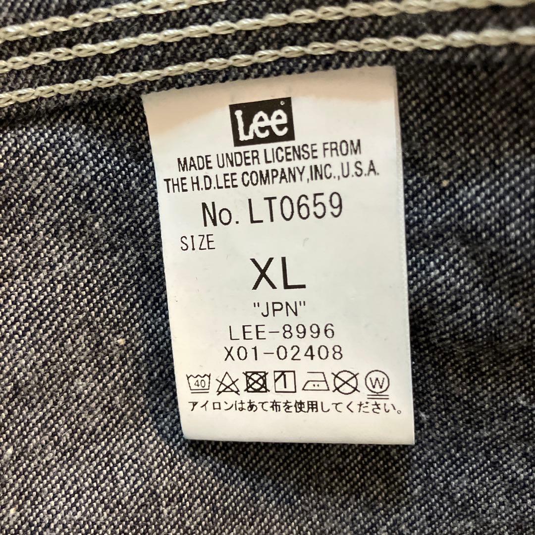 Lee リー リジッドデニム カバーオール XL ワンウォッシュ済み