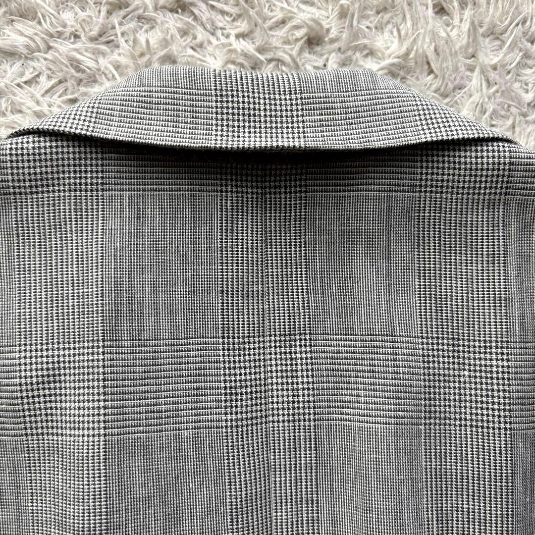 ★リネン混合★ MACKINTOSH LONDON グレンチェック 日本製 L