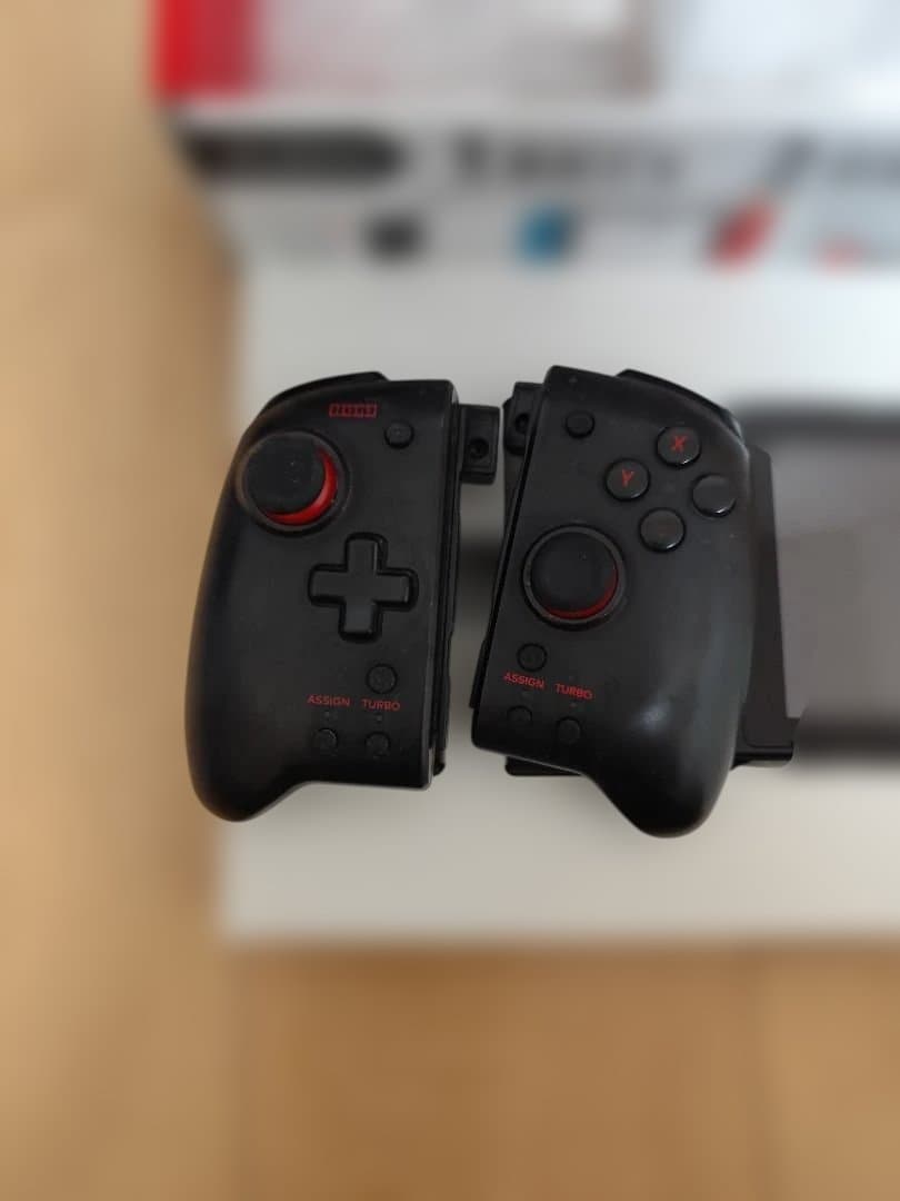 Nintendo Switch本体、HORI 連射コントローラー 箱あり