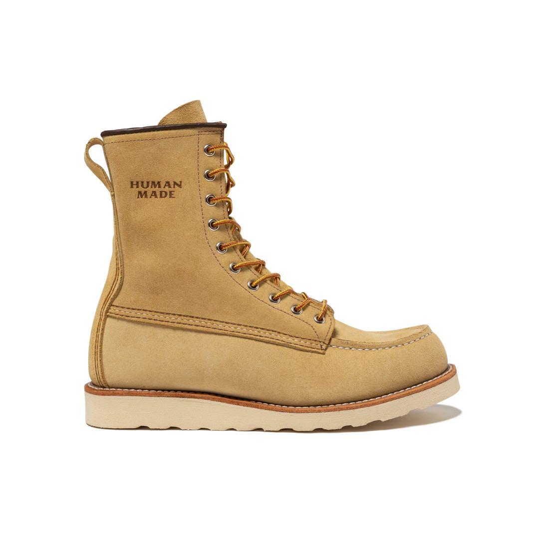 靴 HUMAN MADE x RED WING 8inch Moc \"Beige\"