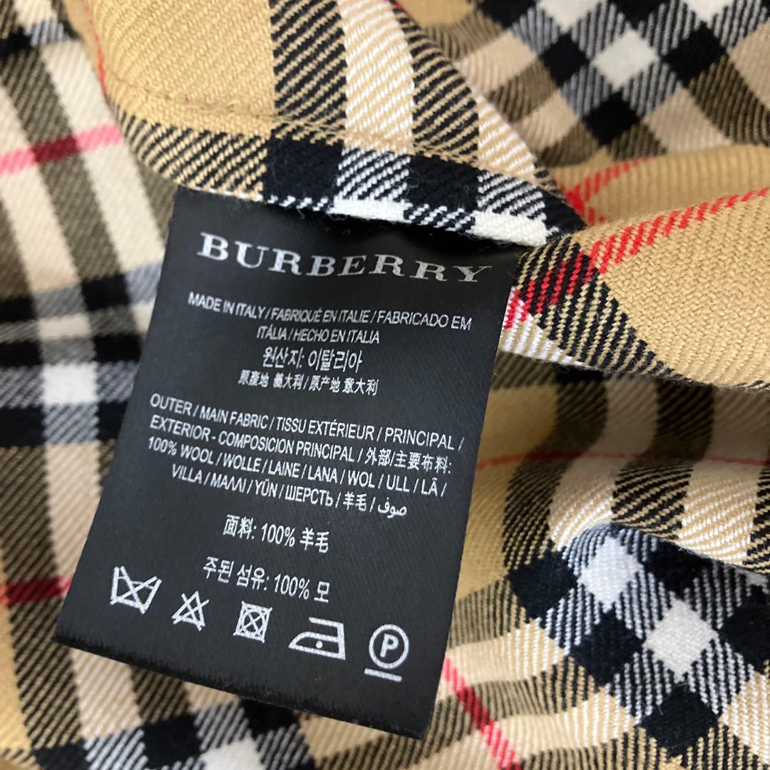 【Burberry】 ヴィンテージチェック柄 ロングガウンコート Sサイズ