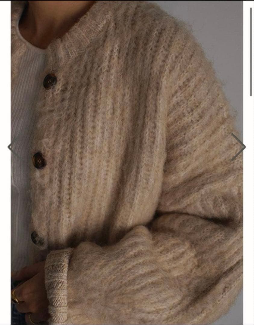 Mohair Like Knit Cardigan カーディガン