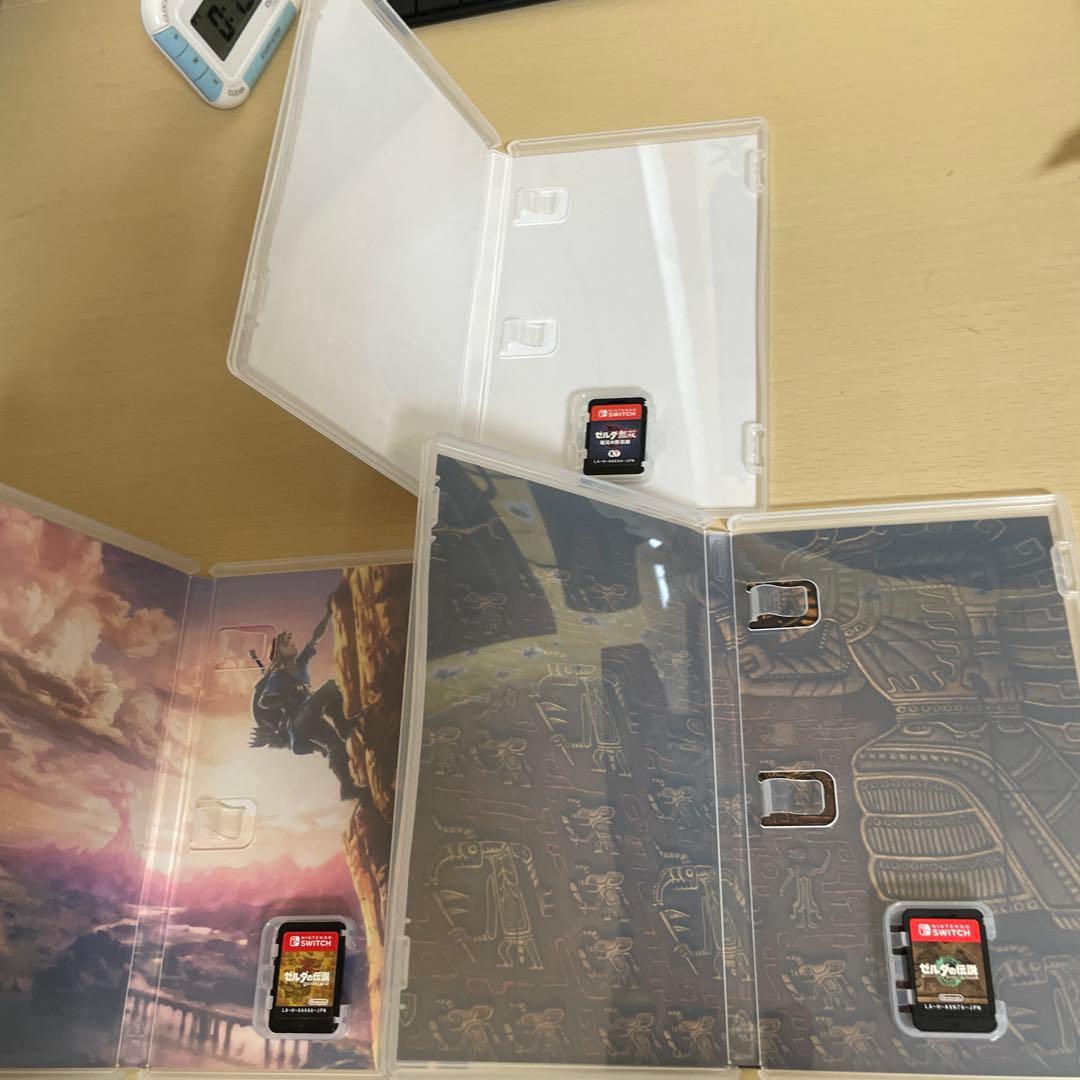 スイッチソフト ゼルダの伝説3つ+ティアキン攻略本