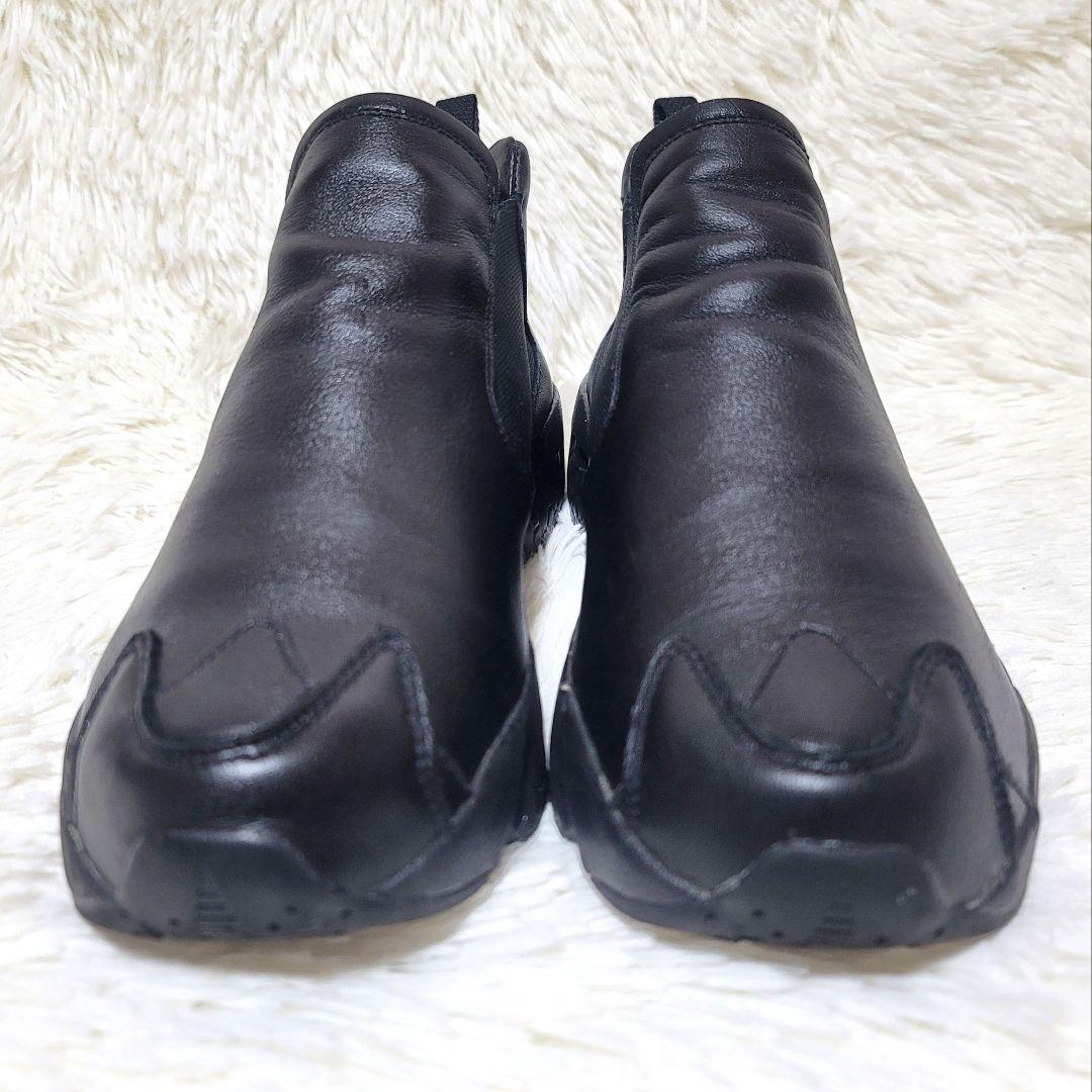 美品❤️リーボック フューリー チェルシー ブーツ 24cm ブラック 厚底