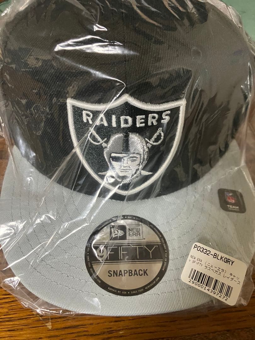 ニューエラ　9FIFTY レイダース　BLK/GRY