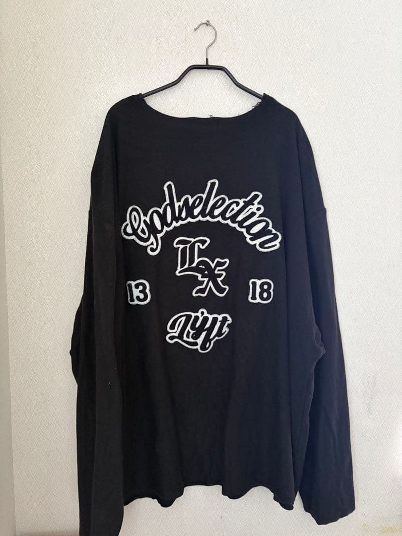 LÝFT×GOD SELECTION XXX ロングスリーブTシャツ　black