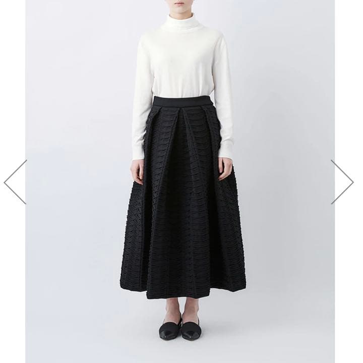 【美品】CFCL FACADE SKIRT BLACK 2021aw