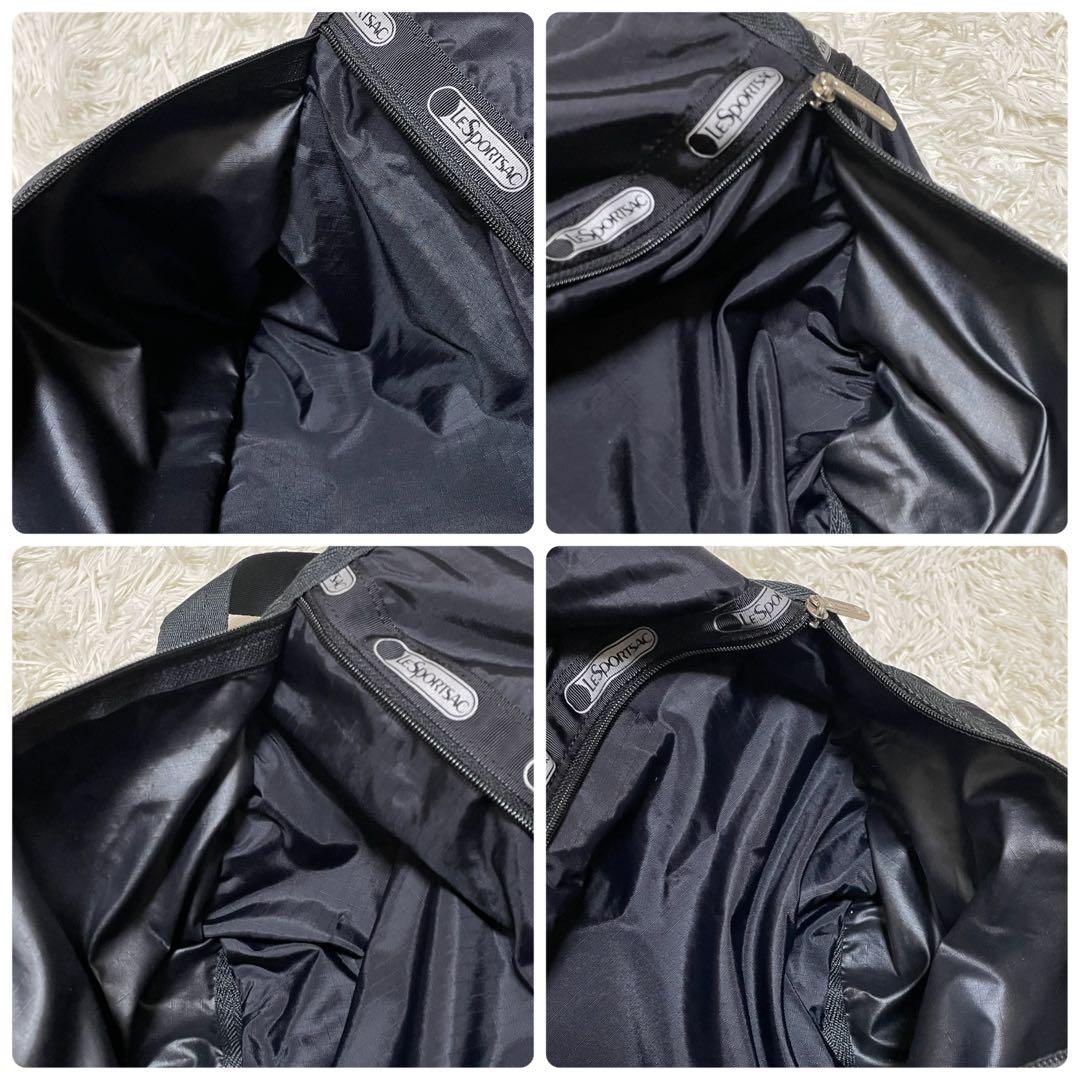 【美品】LESPORTSAC ボストンバッグ ショルダーバッグ 2way 黒