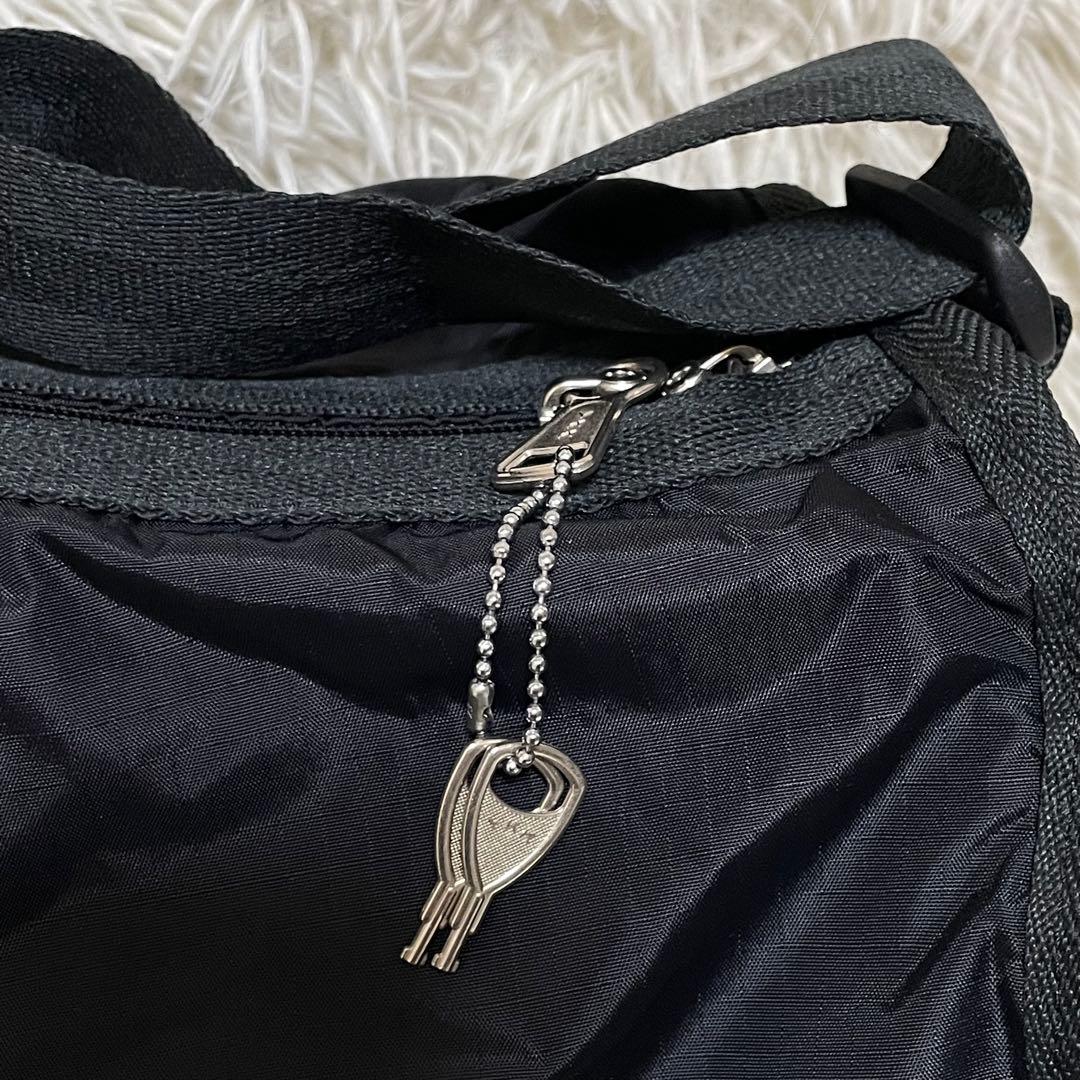 【美品】LESPORTSAC ボストンバッグ ショルダーバッグ 2way 黒