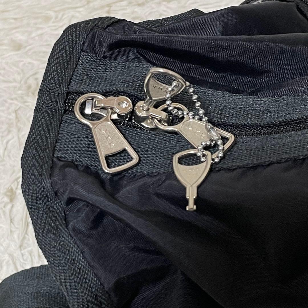 【美品】LESPORTSAC ボストンバッグ ショルダーバッグ 2way 黒