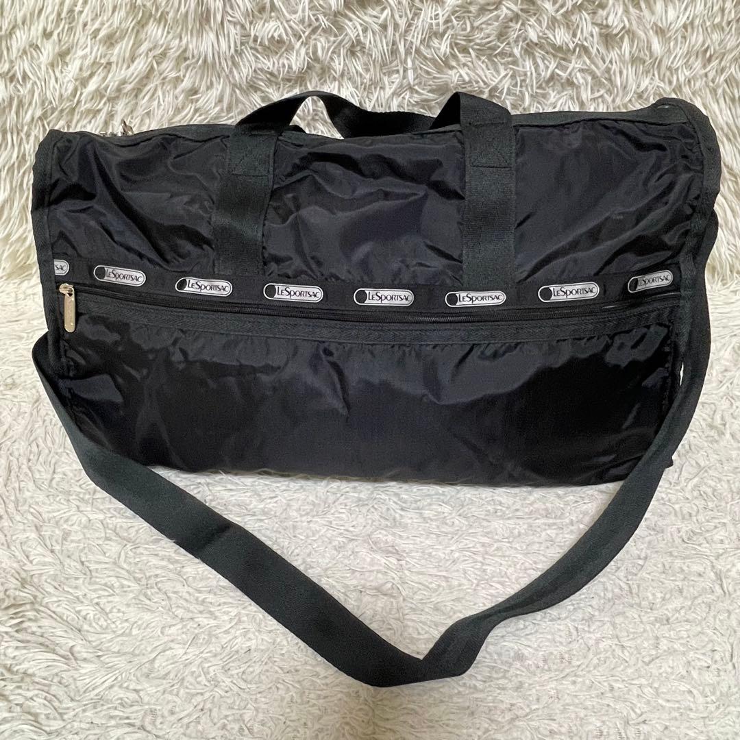 【美品】LESPORTSAC ボストンバッグ ショルダーバッグ 2way 黒