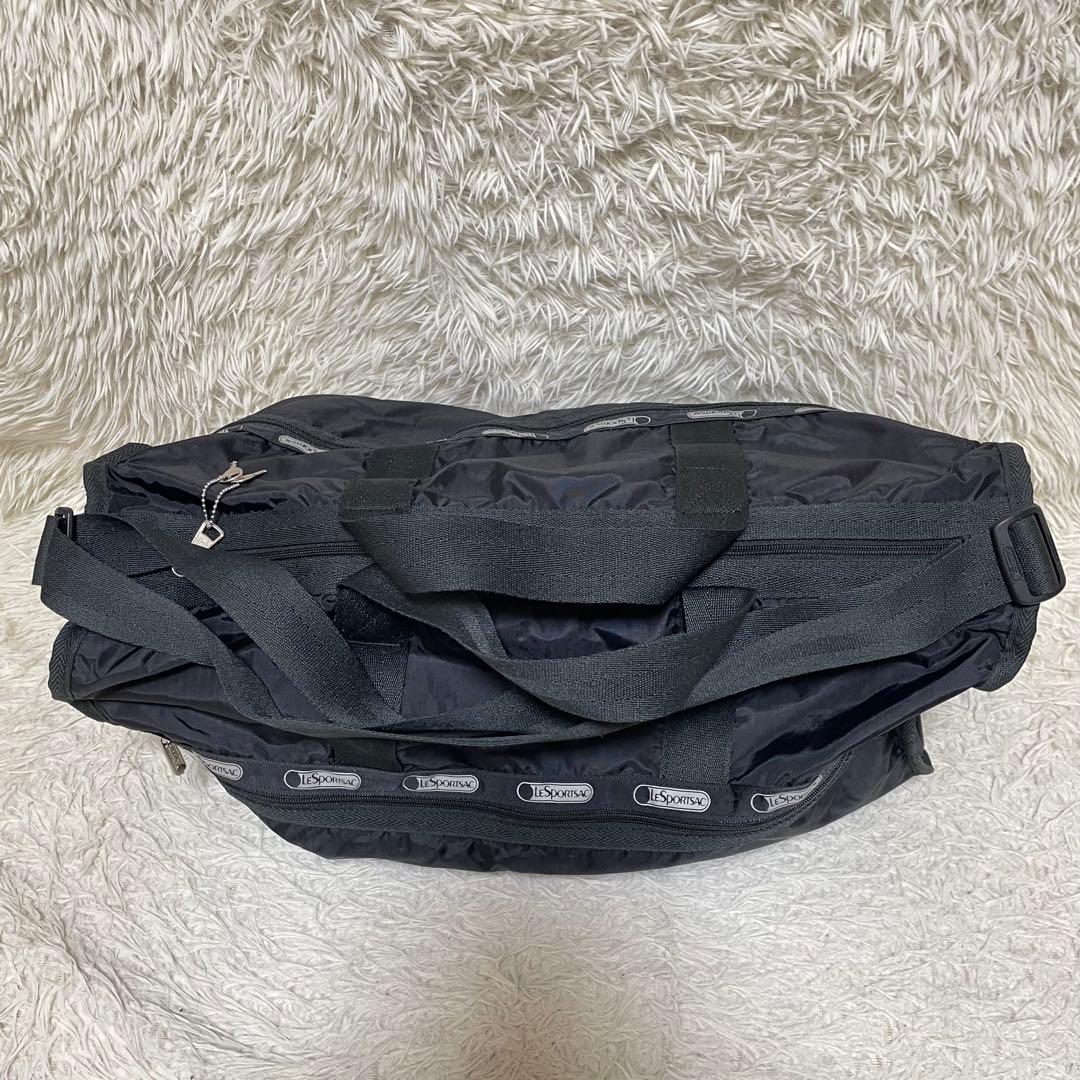 【美品】LESPORTSAC ボストンバッグ ショルダーバッグ 2way 黒