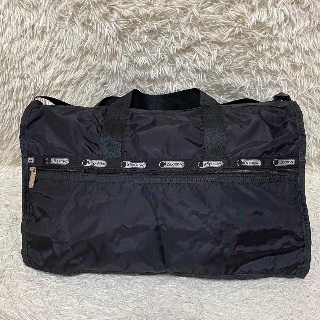 【美品】LESPORTSAC ボストンバッグ ショルダーバッグ 2way 黒