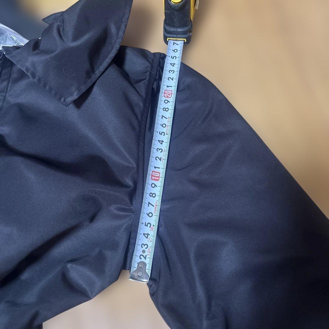 m's gracy リバーシブル可愛いブラック春ロングコート新品40。
