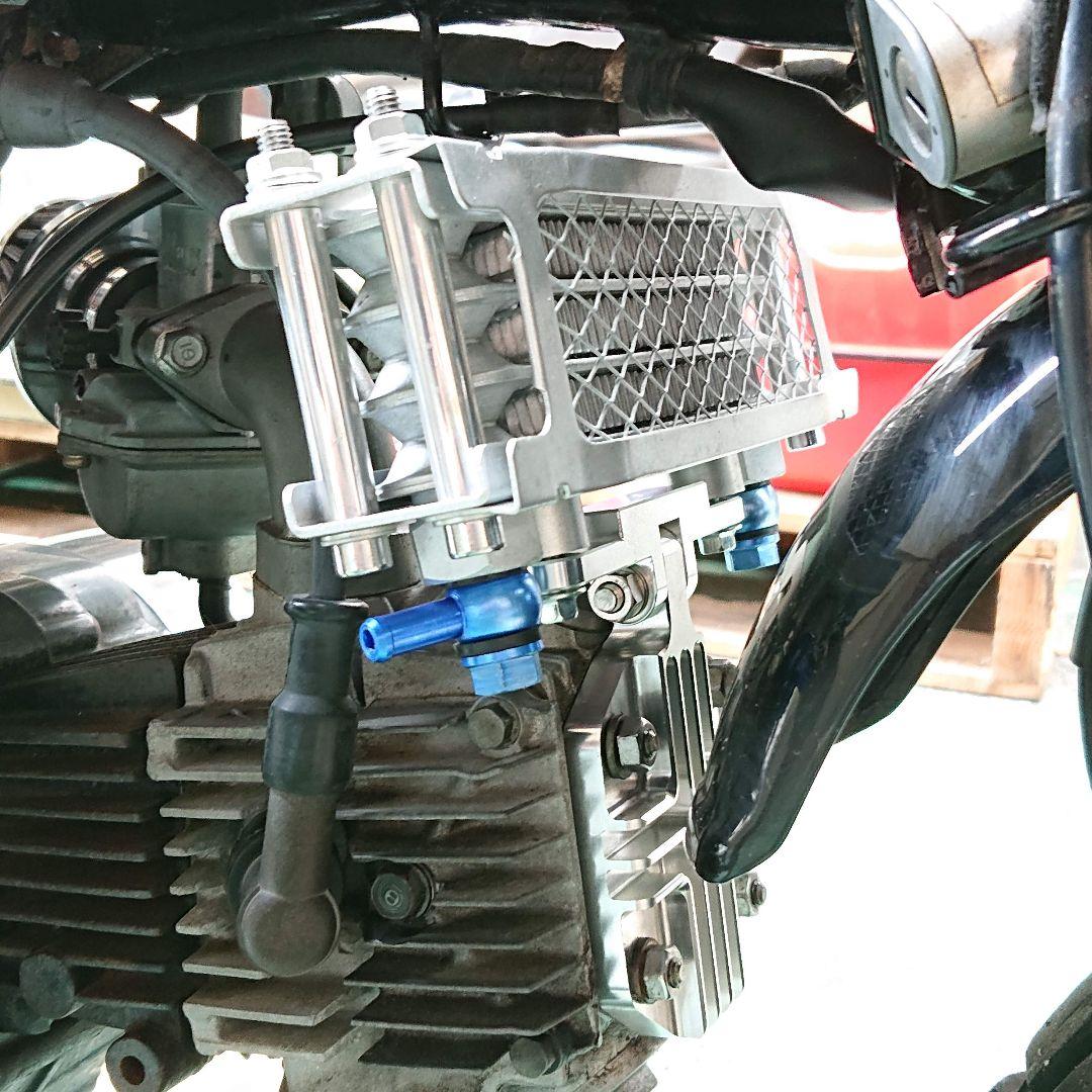 モンキー カブ ホンダ横型 オイルクーラー取付けステー 上側用