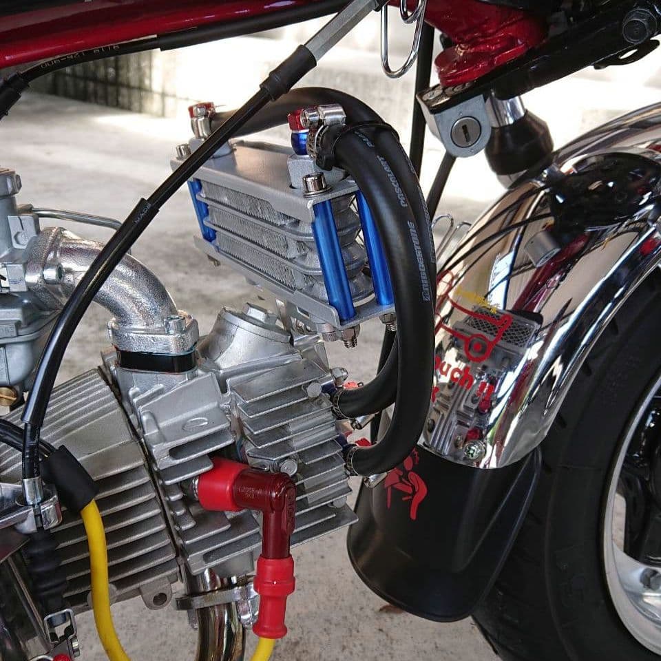 モンキー カブ ホンダ横型 オイルクーラー取付けステー 上側用