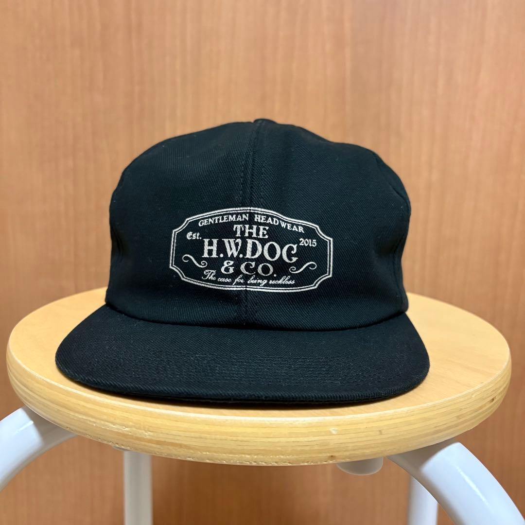 H.W. DOG & CO. トラッカーキャップ　帽子　サイズフリー　ブラック